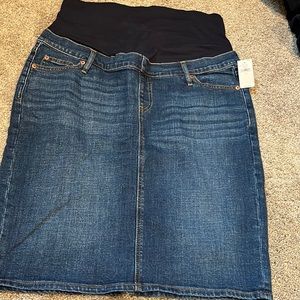 GAP Jean Maternity Skirt